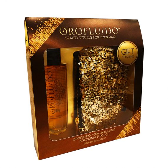 Orofluido Original Elixir & Sequinned Pouch